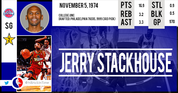 Happy Birthday Jerry Stackhouse     