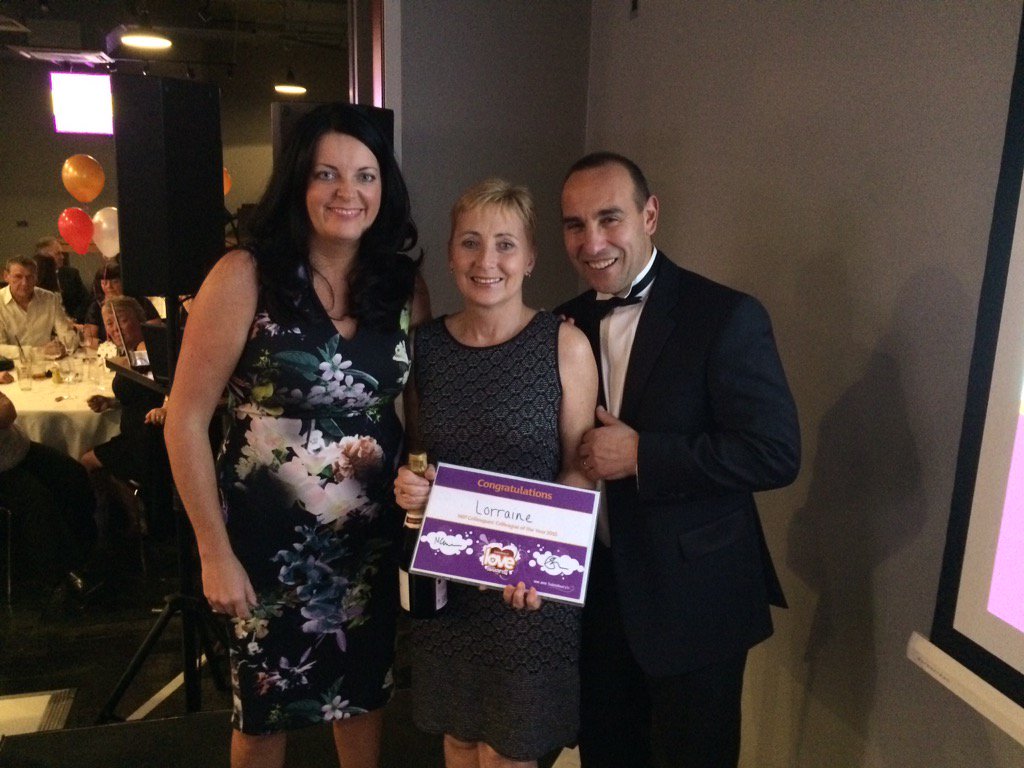 Colleague's Colleague of the Year... Lorraine Rogers! #n07js #sainsburys #northernspirit