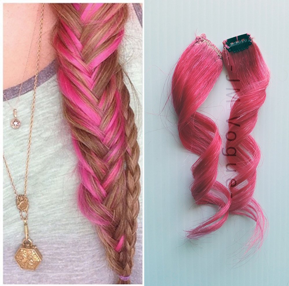 JM_Vogue's tweet photo. Pink Fire clip in 100% Human Hair Extensions Hot Pink Highlights tr… https://t.co/7rHwWuZ1Om #beautyblogger #October https://t.co/VHK7HKYva9