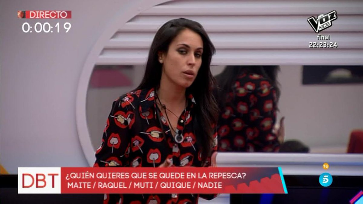 GHmomentazos's tweet photo. #DBT6GH16 Raquel: "Soy una persona cuerda y, a lo mejor, no se me ha visto así" > https://t.co/XxKwmK9XcI https://t.co/Z6pzEXezuL