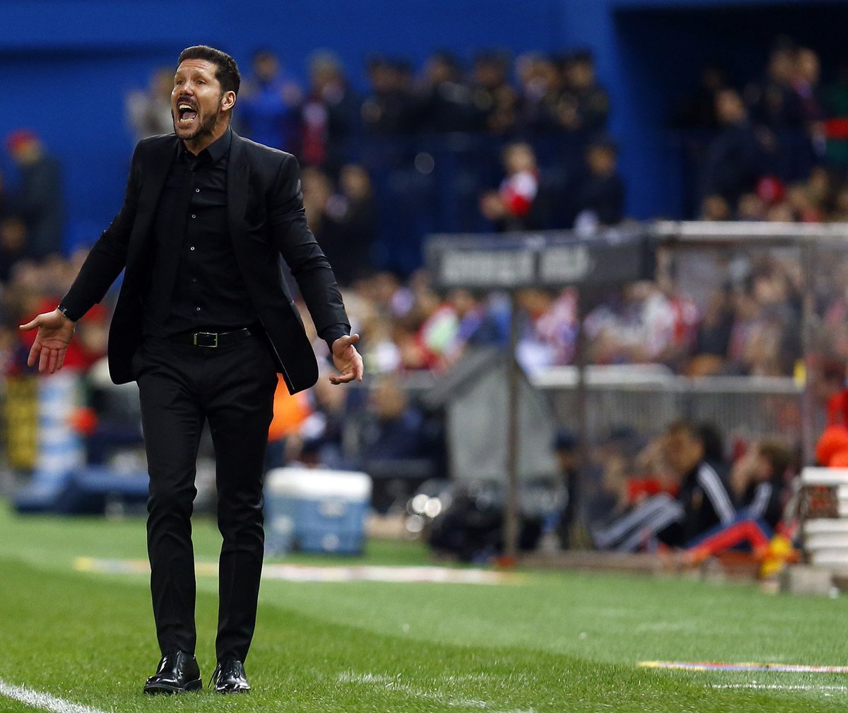 Atleti's tweet photo. . @Simeone: "Es muy pronto para hacer valoraciones. Nos enfocamos en lo que está por venir". #AúpaAtleti https://t.co/B4opb0cXfO