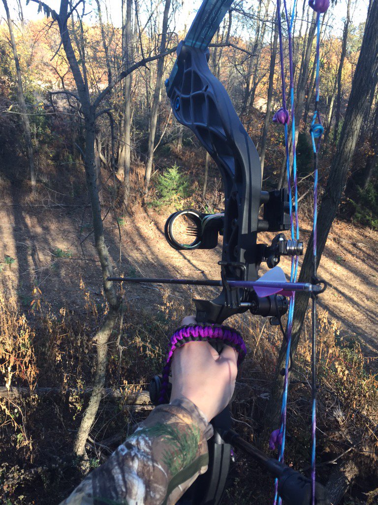 wesselmo05's tweet photo. Trying to get my first buck with a bow tonight with my new @EvaShockey signature series bow! #EatWhatYouKill https://t.co/sQF42C2hSC