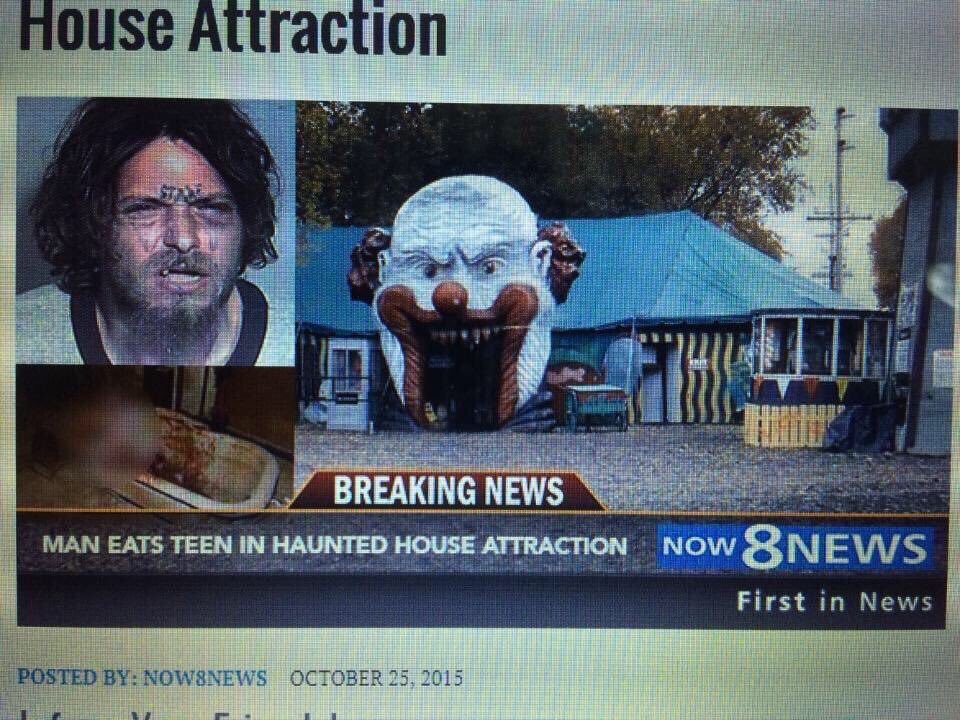 FoodTrapper's tweet photo. "If I pay $40 for a haunted house, I better die." https://t.co/ftlAAIqqO3