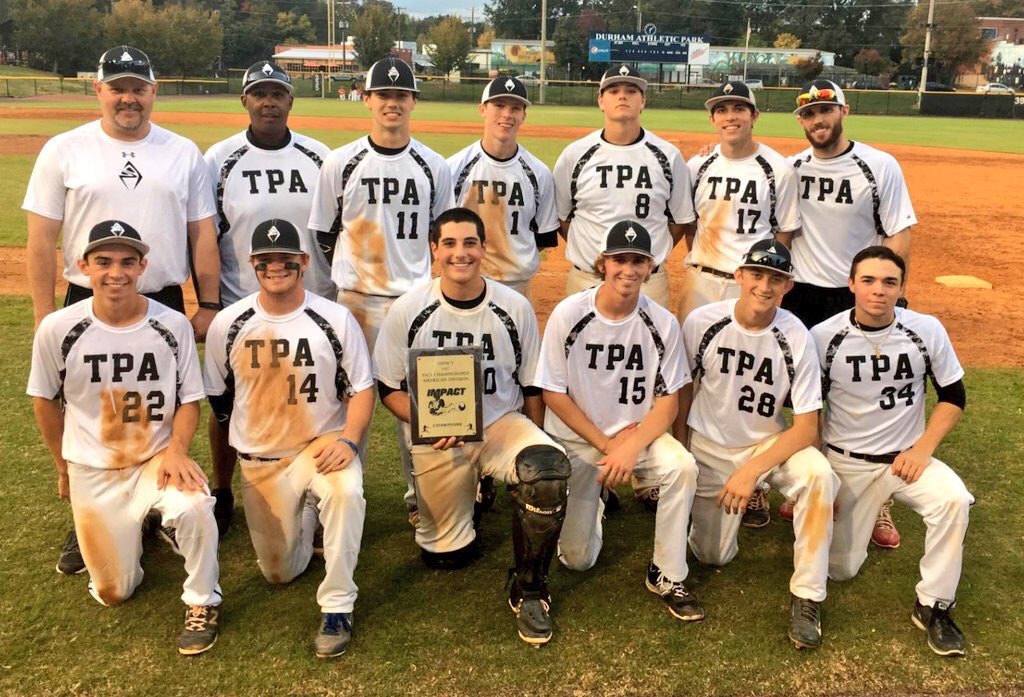 tpanationals's tweet image. 18u took home the @IMPACTBASEBALL_ fall championship defeating C5T Elite 12-0. #TeamConcept