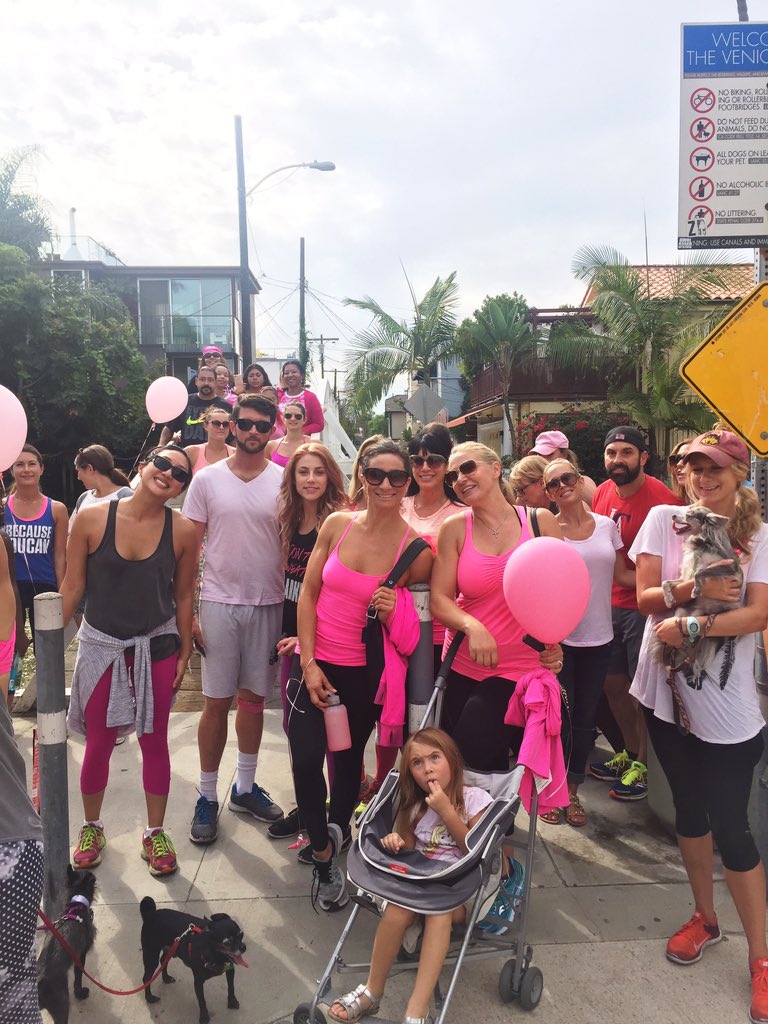 TheStudioMDR's tweet photo. ( GO PINK ) Thanks to everyone who came out today to support our #pinktopink walk for @avisionofhealth! 💗 https://t.co/QJSRpSXib9