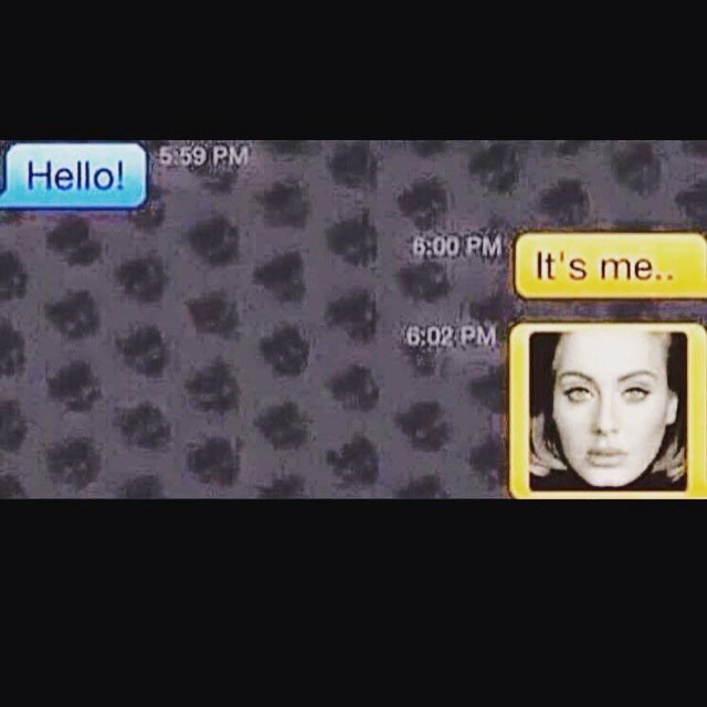 declanwlondon's tweet photo. Can't Cope!!
lol #Adele https://t.co/0raR4Z5qMa