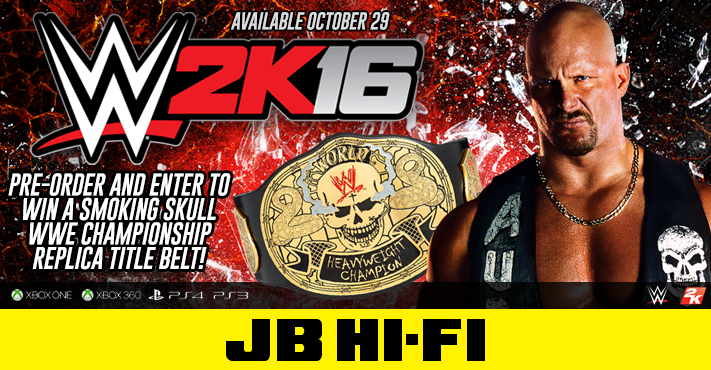 JBHiFi's tweet photo. There is still time to pre-order wwe2K16 and enter for your chance to WIN!! https://t.co/Trg0CqQ6t0 https://t.co/XtIhr7yctZ