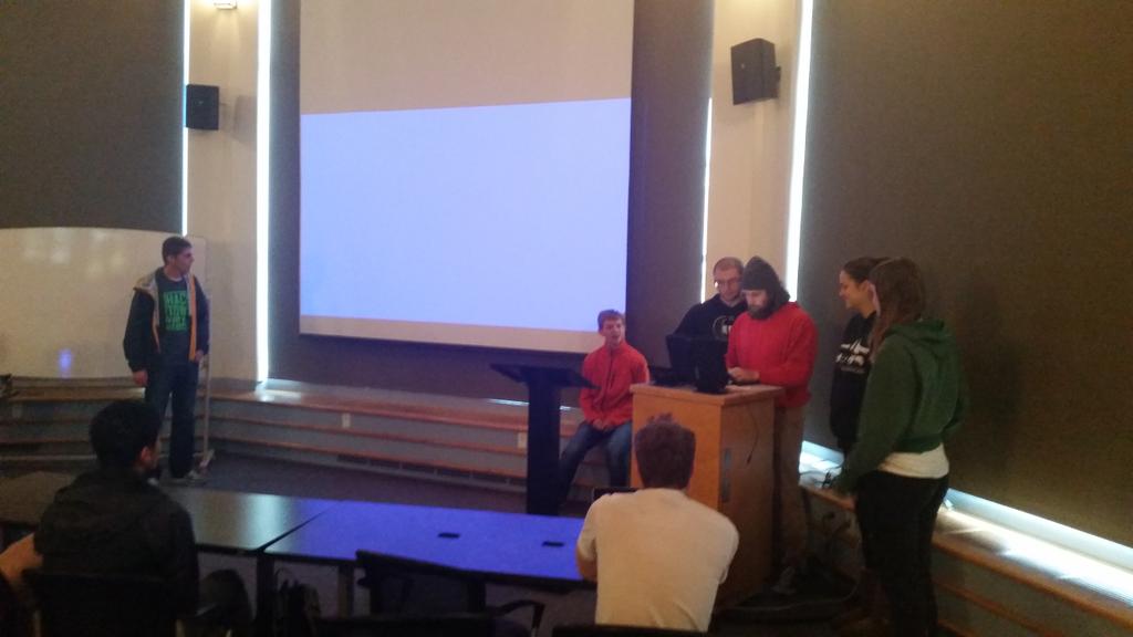 UODevClub's tweet photo. The presentations were awesome. Great work, teams! #HackTownUSA2015 https://t.co/nyYflscbK5