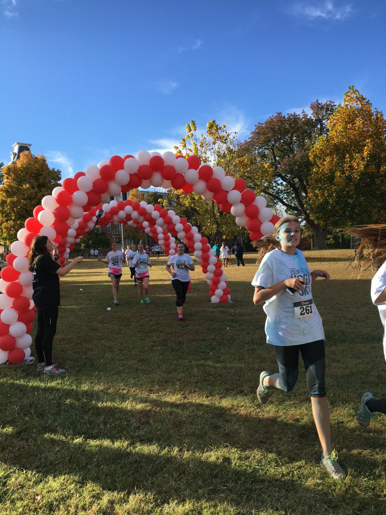 ArkansasSAA's tweet photo. #colorthosehogs5k was a success! Big thanks to all who participated and were involved! https://t.co/HN29MNSJhk