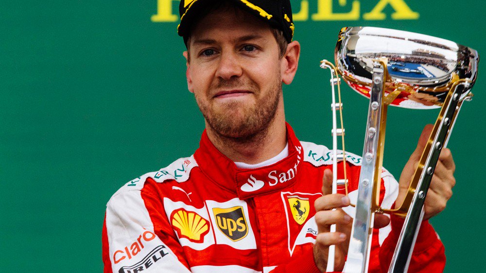 UPS's tweet photo. #SebastianVettel 3rd as #KimiRäikkönen retires in the #USGP. Read the report: https://t.co/ddw8Rk9DmP #ForzaUPS #F1 https://t.co/SwzbxuOTxj