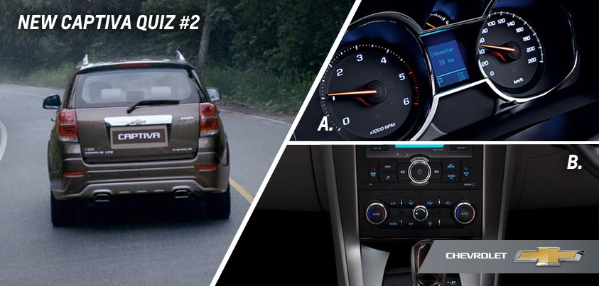 ChevyIndonesia's tweet photo. #NewCaptiva Quiz Challenge ke-2 udah mulai nih! Yuk join &amp; raih hadiah utama GoProHero 4 -> https://t.co/Zn2RGcufQ4 https://t.co/hVOhDELXKf