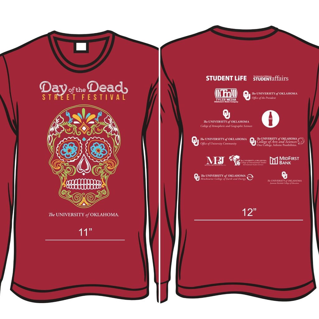 oudofd's tweet photo. Get your Day of the Dead shirt Nov. 1! #soonerdead https://t.co/tEzpV8rG9I