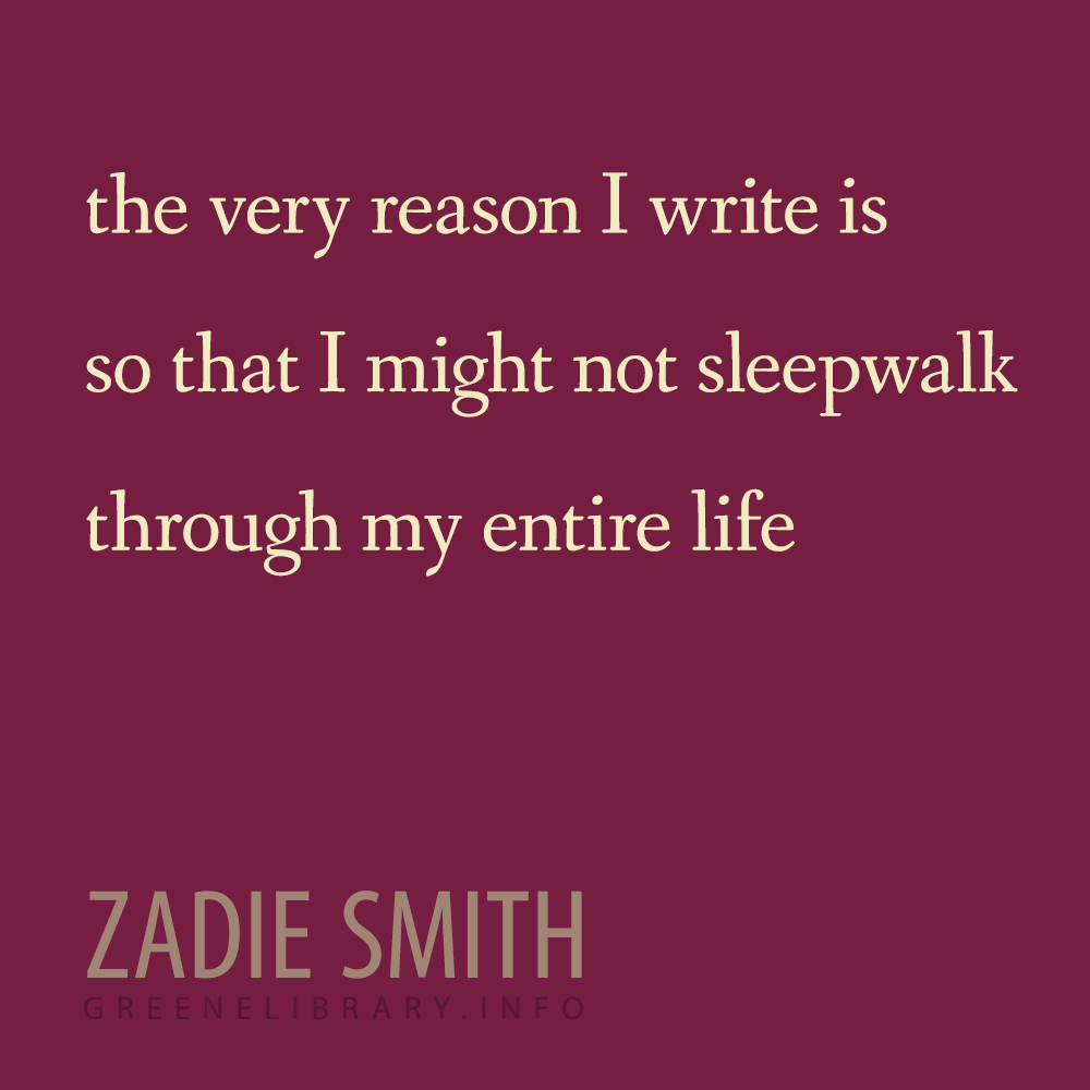 Happy birthday to author Zadie Smith. 