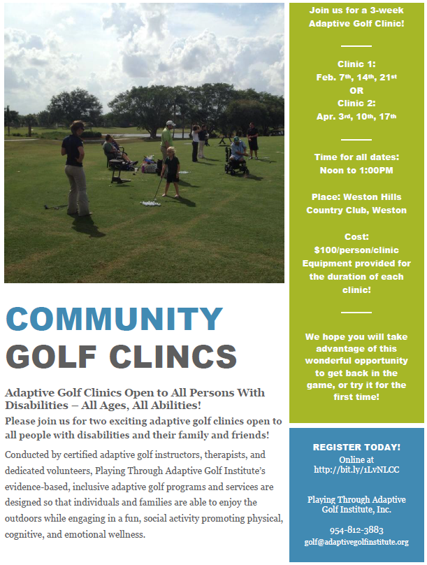 PT_AGI's tweet photo. New community clinics for all persons with disabilities - all ages &amp; all abilities! https://t.co/4ek0mtbKhE