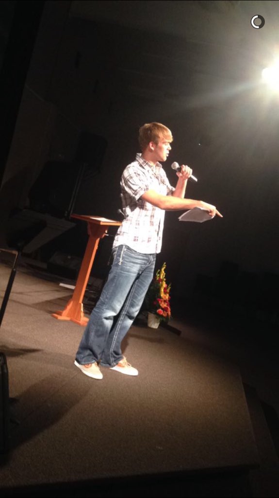 Transform318's tweet photo. Possible Future pastor or  future leader of worship band @LMcCallum3 #givehimamic https://t.co/nJmiuV0rbD