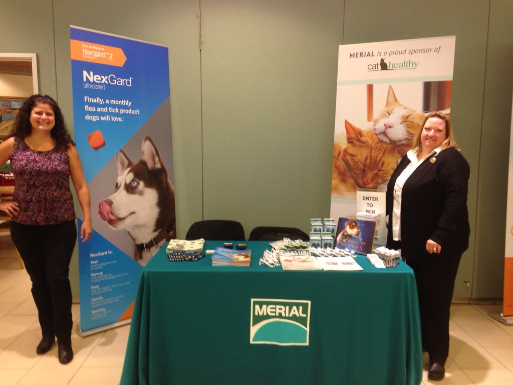 OdessaYarker's tweet photo. @OntVetCollege A very successful day! Glad we could be a part of it. #Merial #CE #OVCAA https://t.co/7k28Ut44pY