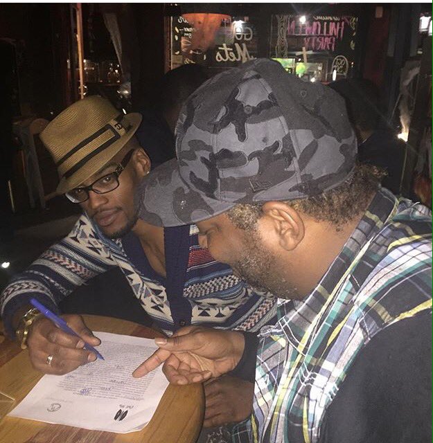 me_taichunn's tweet photo. With cast member @IbrahimBaaith #alwaysworking #fashionisalifestyle #rockyourindependantstyle https://t.co/lsR3QQEE4K