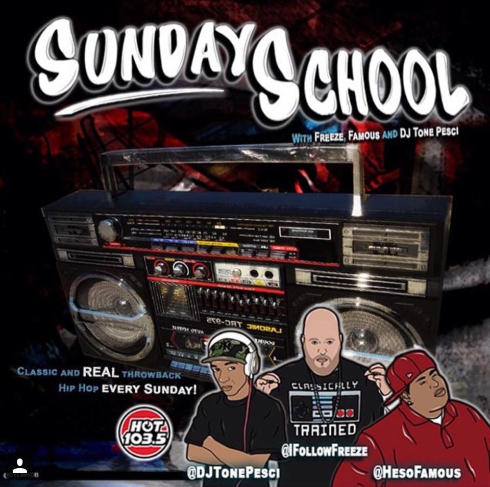 Hot_1035's tweet photo. Coming up in minutes on @SundaySchoolYo is @DJTONEPESCI with the #RecessMix get your request in asap 916-766-1035 https://t.co/Mh3qclubOY