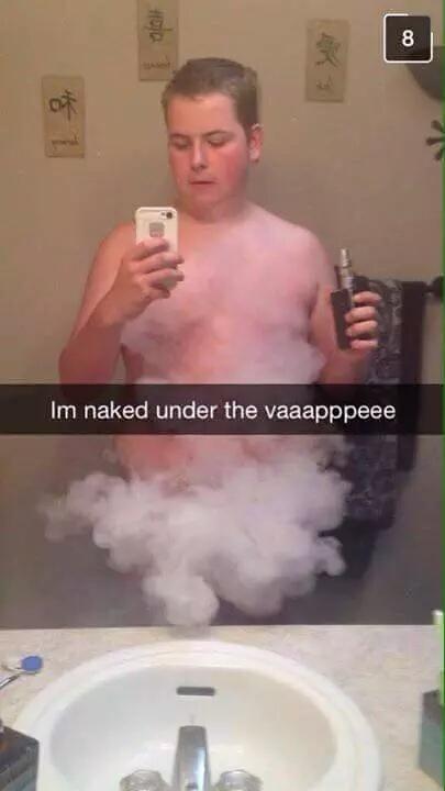 OriginalVapeApe's tweet photo. This guy's got the right idea! @bathbodyworks, @DannyDeVito, let's get an original flavor brewing! #VapeBath https://t.co/1bOhwQDMPV
