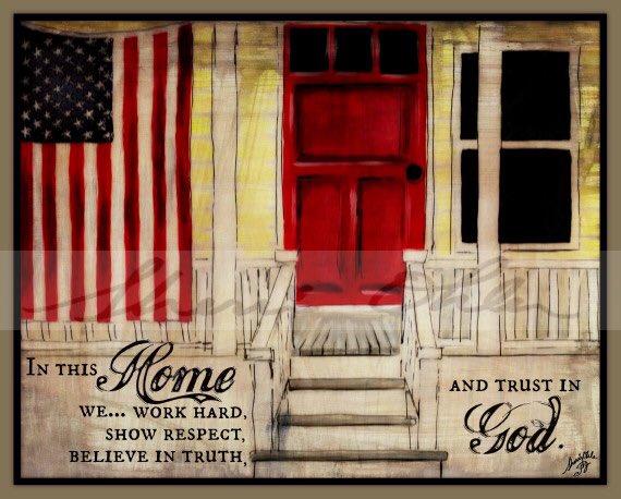 Patrioticgirl86's tweet image. In This Home.... Good Night Patriots!!God Bless America🌹🇺🇸