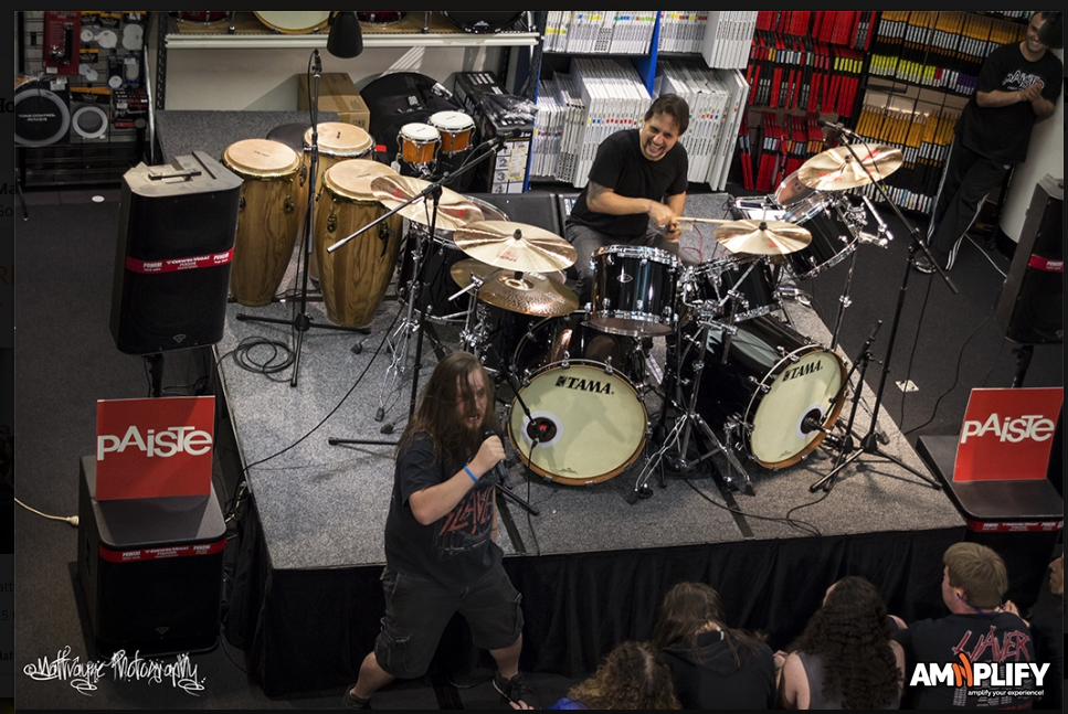 <a href="/TheDaveLombardo/">Dave Lombardo</a> Sydney with added Angel Of Death vocals. Pix <a href="/AMNplify/">AMNplify</a> + <a href="/MaTtVaYnEPhoto/">Matt Bartolo Photo</a> bit.ly/1MkZDuM