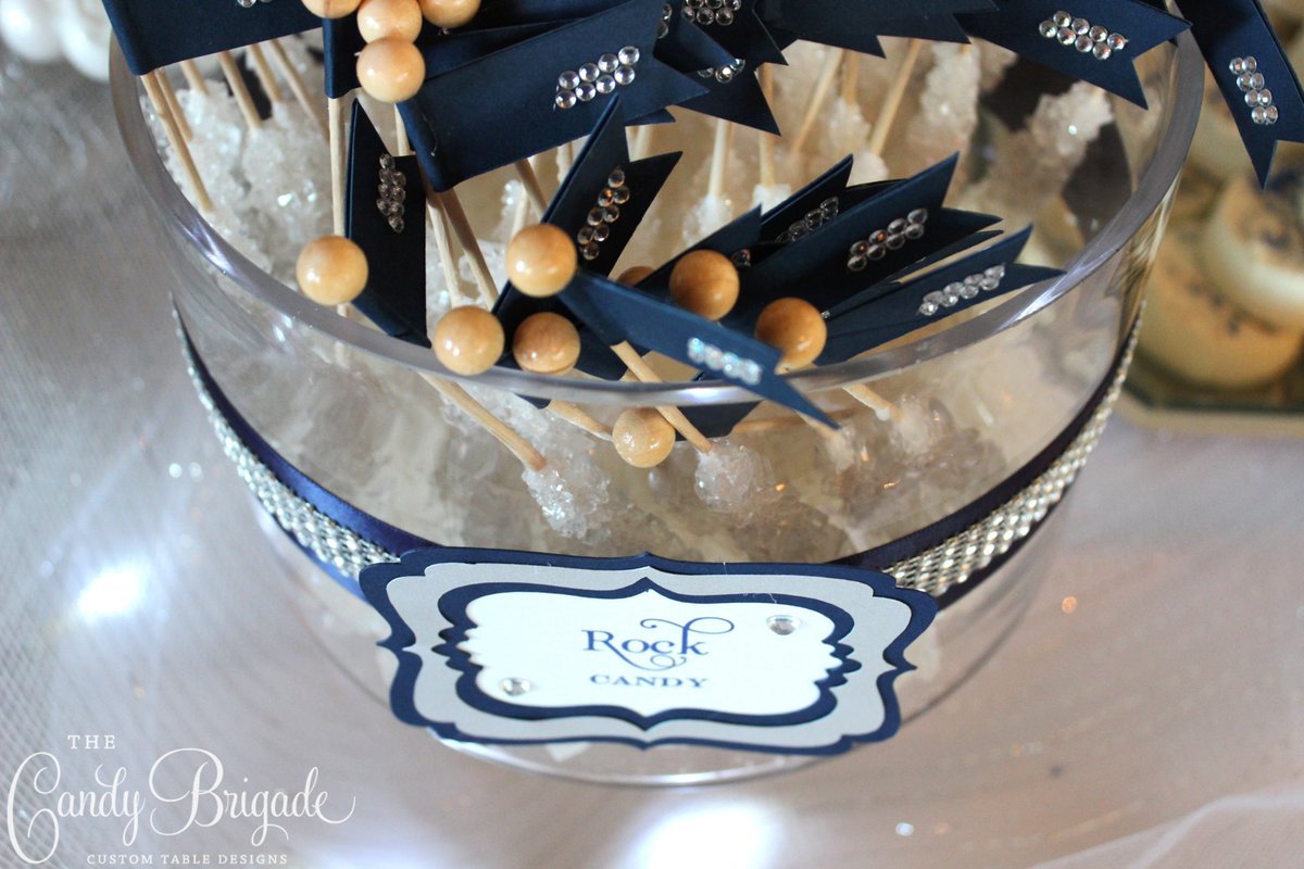 Thecandybrigade's tweet photo. What's better than some navy blue, silver &amp; white sweets?  #thecandybrigade #yum #wedding #SweetDreams #connecticut https://t.co/3nhoQWufTo