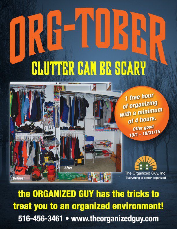 organizedguyny's tweet image. One week left! Book your fall organizing project TODAY! #theorganizedguy #fallorganizing