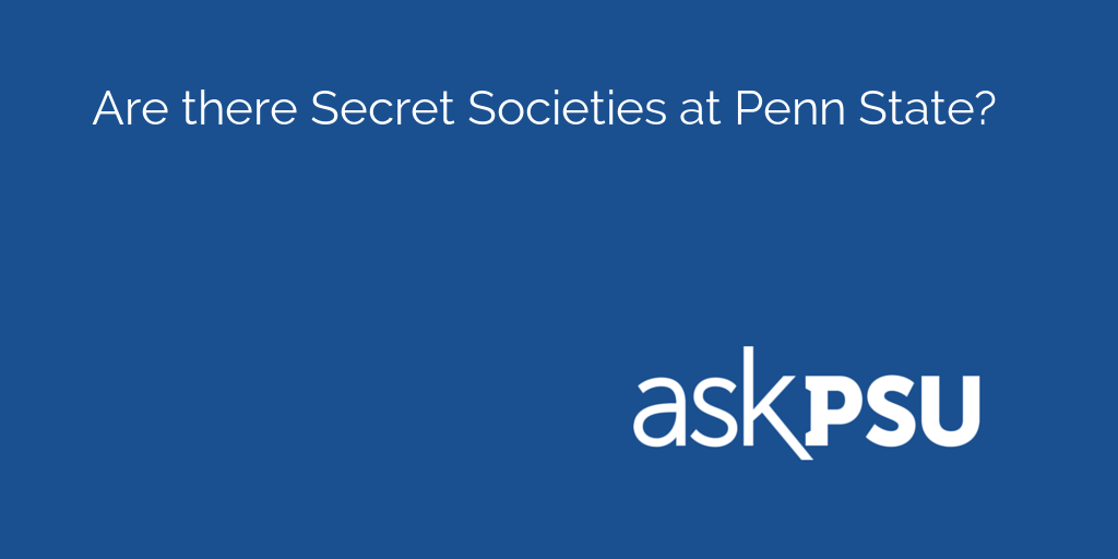 AskPSU's tweet photo. Are there Secret Societies at Penn State?

The answer may surprise you: https://t.co/Lcmz3psNBh https://t.co/i1vIc0Sc7f