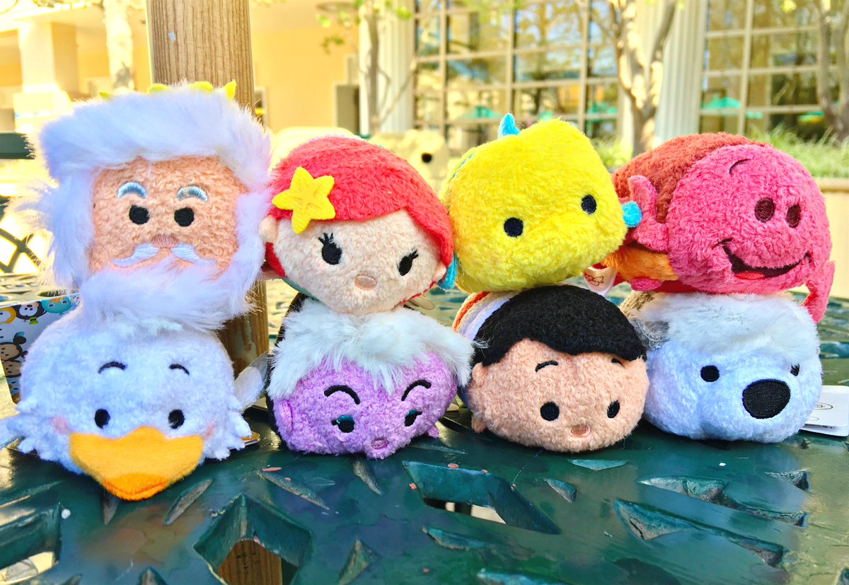 Mezzomikiのディズニーブログ リトルマーメイドツムツム Tsumtsum 本日発売 アリエル セバスチャン フランダー スカットル エリック マックス トリトン アースラの8種類 T Co 6bdmrr0efl T Co 6lbivqiifd