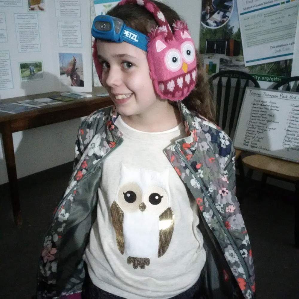 Dressing for the occasion! #OwlProwl #YoungBirder @TRCA_Outreach