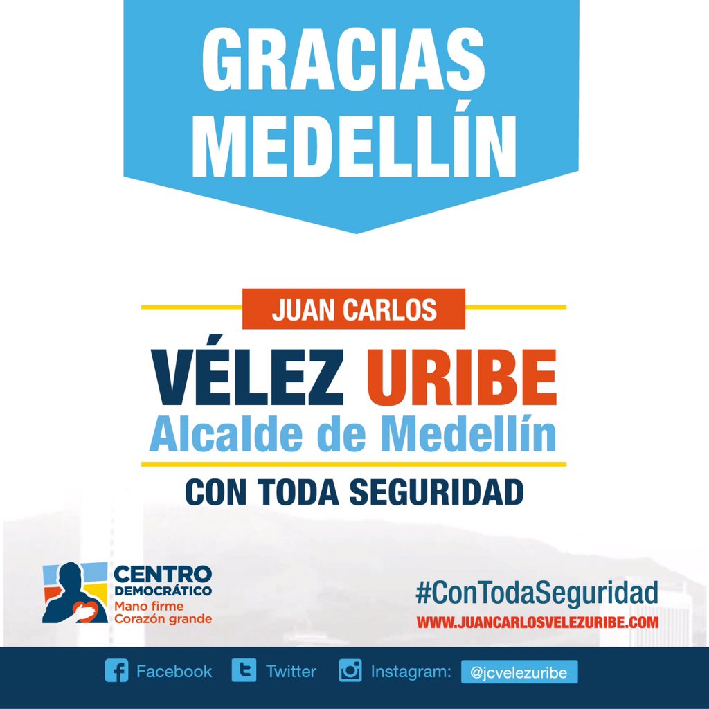 ConcejoUribeMed's tweet photo. #VotaCD RTjcvelezuribe:¡Gracias #Medellín! #ConTodaSeguridad seguiremos trabajando por nue… https://t.co/leYEp5md7N https://t.co/sOt2HWpMUt
