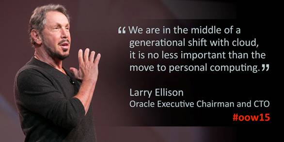 .<a href="/LarryEllison/">Larry Ellison</a> on the shift to #cloud: onforb.es/1JdJkbf  #oow15