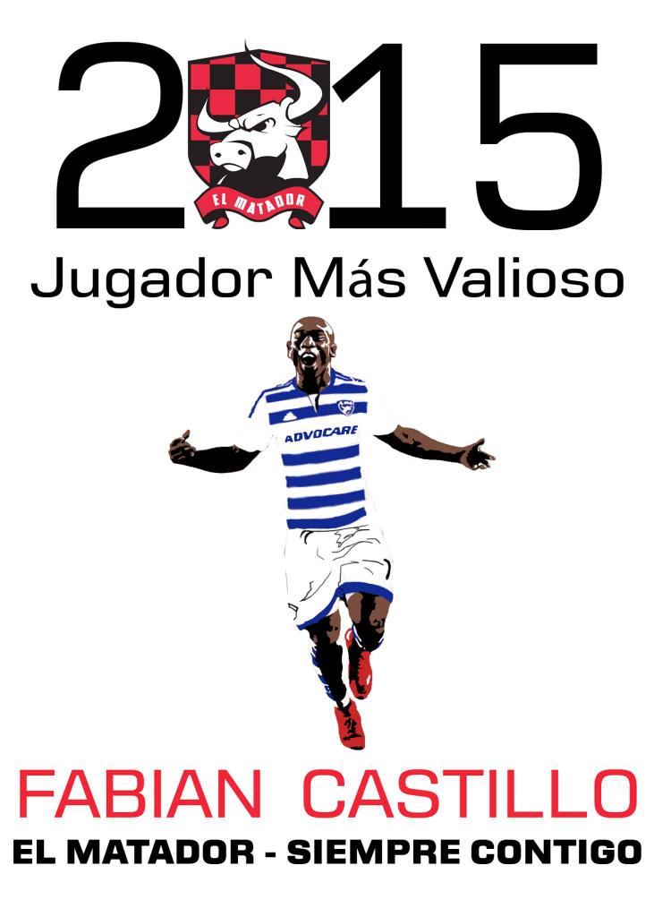 ElMatadorFCD's tweet photo. Our 2015 MVP! https://t.co/NKMW6OBqt2