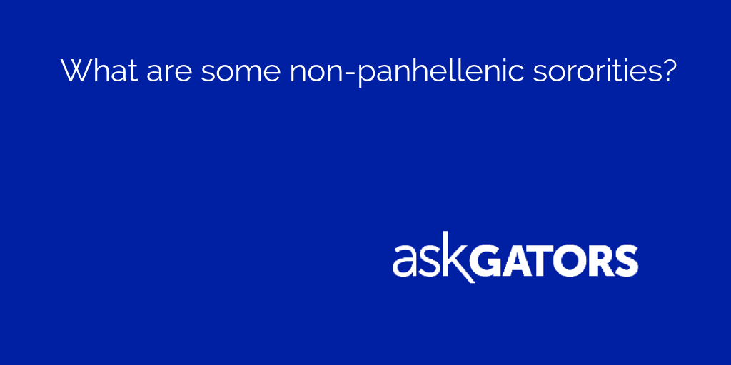 AskGators's tweet image. What are some non-panhellenic sororities?

Learn more here: asku.co/AskGators/ques…