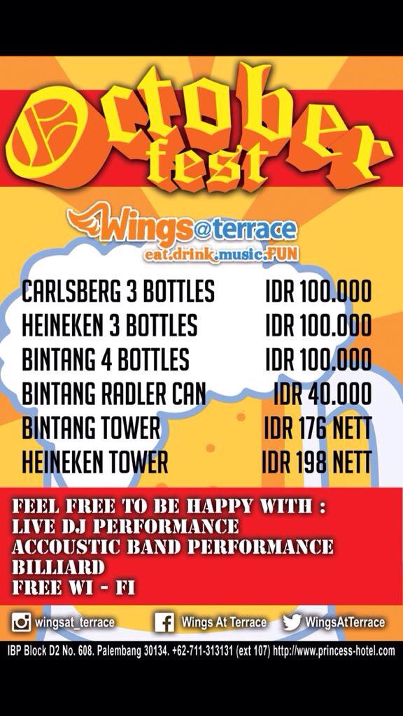 WingsAtTerrace's tweet photo. October fest promo 🙌 https://t.co/Wg52nJIWdy