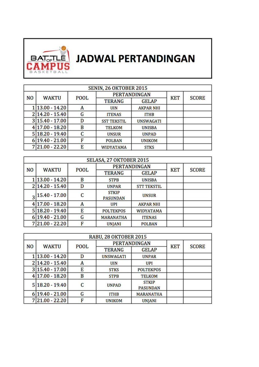 Buat kalian yang mau ngedukung tim basket unikom tanding bisa dateng ke gor c-tra arena 😉#weareunikom <a href="/infounikom/">IG : infounikom</a>