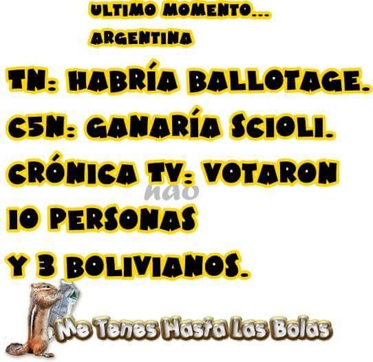 nataliavmdo's tweet photo. suban los #DatosYa #HayBalotaje #Elecciones2015 https://t.co/CjD9En1kli