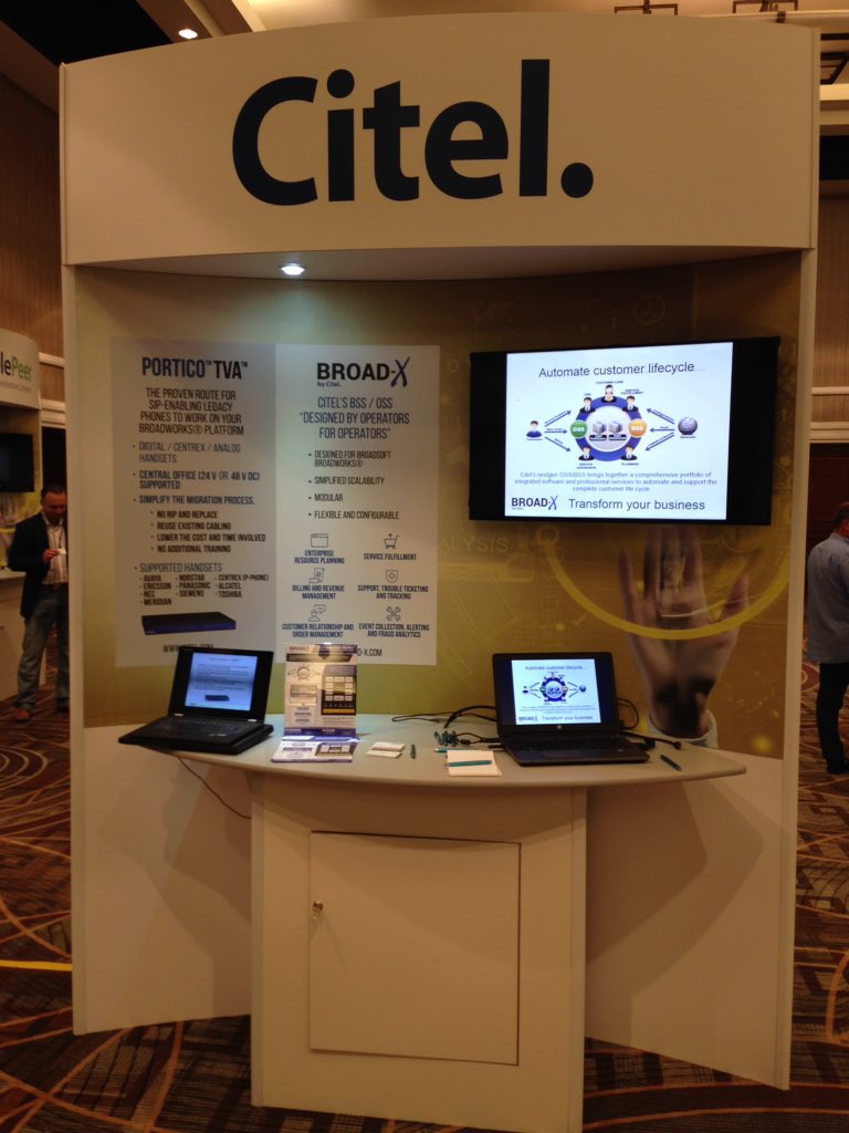 Citel's tweet photo. Seems I am not a good photographer. Fortunately our products are very good. Check them out #BSFTConnections https://t.co/sqZ1CnqUjq