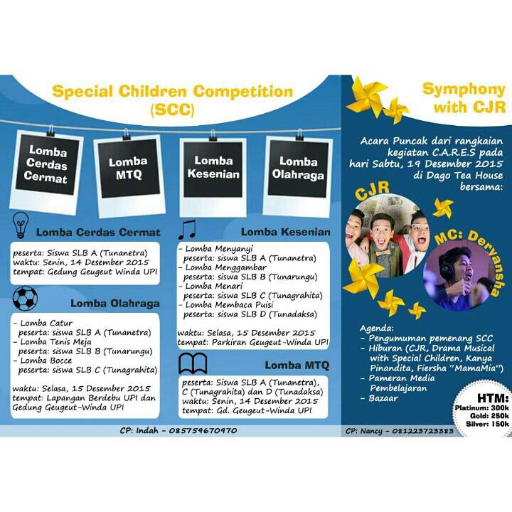 himapkhupi's tweet image. HIMA PKH FIP UPI PROUDLY PRESENT C.A.R.E.S FOR SPECIAL CHILDREN  28nov-19des 2015 :) @InfoUPI @InfoFIP @infobdg