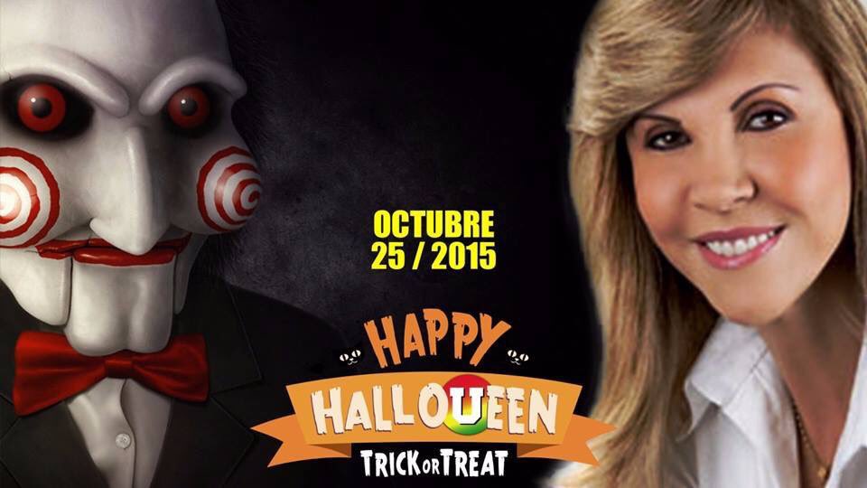 Marcelaeskidm's tweet photo. Que comience el juego!!! #dilianfrancisca #saw2015 #Diosnosguarde #halloween https://t.co/bMeaqTCzF2