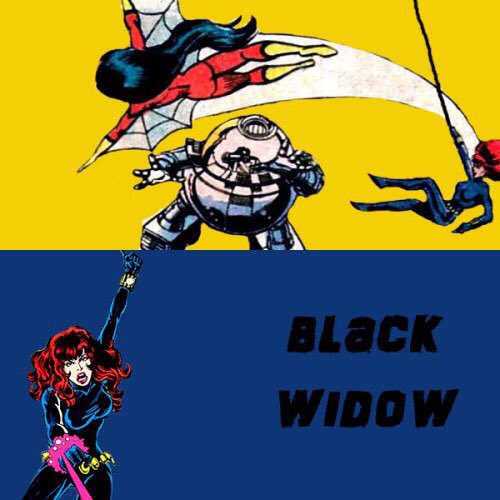 xJessicaDrew's tweet image. “90's Spider-Woman and Black Widow. ~”