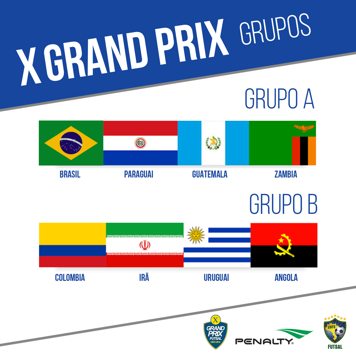 FCFSeleccionCol's tweet photo. #FCFFutsal Estos son los rivales de Colombia en el Grand Prix de Fútsal 2015: https://t.co/equrXMTt6C