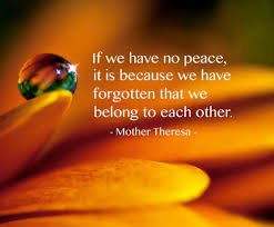 If we have no peace its because we have forgotten we belong to each other via @themoodcards
