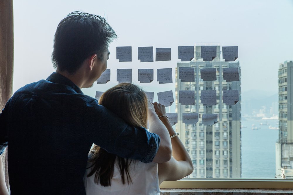 danielhitome's tweet image. @BritandCo oh and the lovely (and real!) couple with Re:Note :) #Kickstarter #ReNote #StickyNotes #Memo