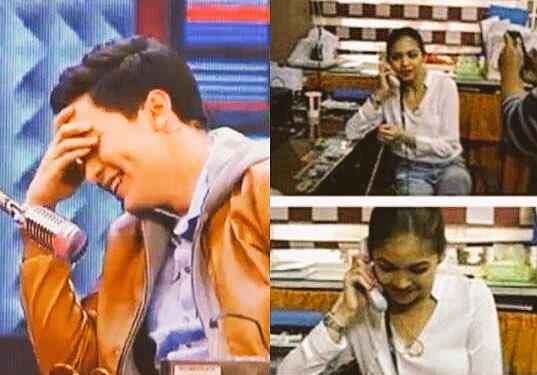 maiden16_japan's tweet photo. That indescribable feeling of receiving an unexpected call from that special someone:)) #ALDUBNewBeginnings https://t.co/vMRZj1unyI
