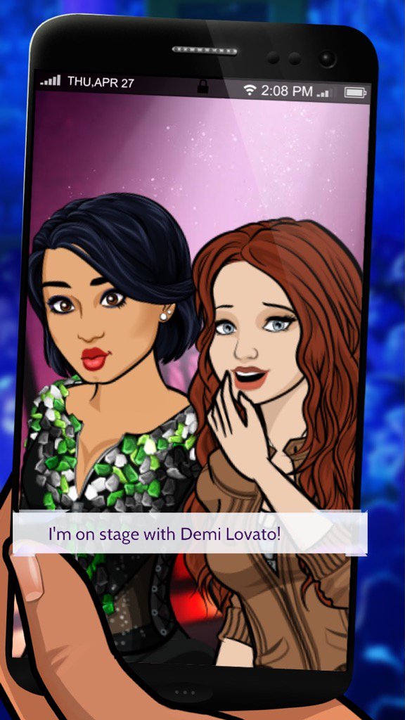I got a photo on stage with Demi Lovato! #episode #demipathtofame bit.ly/EpisodeNow