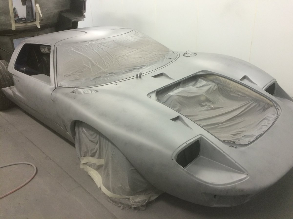 PrimePaintBody's tweet image. GT40 Goes into primer