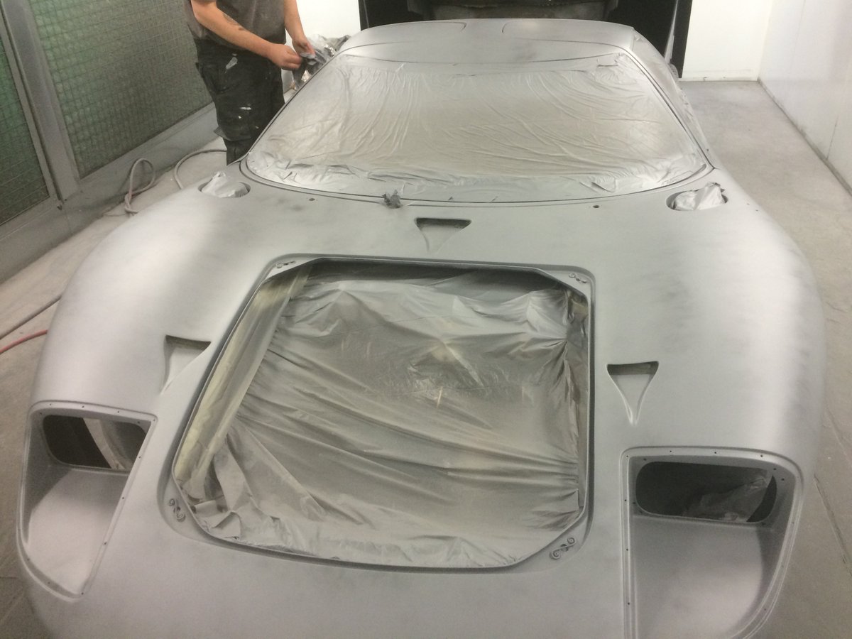 PrimePaintBody's tweet image. GT40 Goes into primer