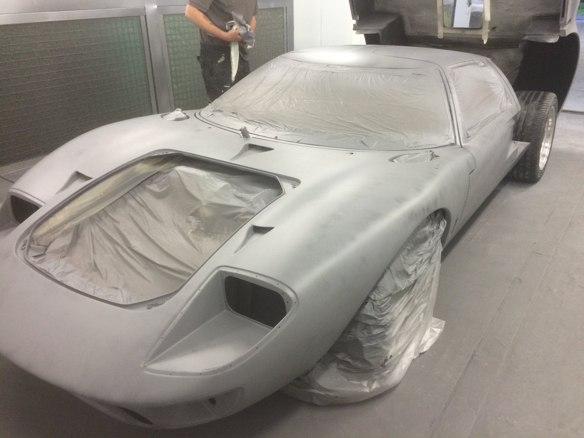 PrimePaintBody's tweet image. GT40 Goes into primer