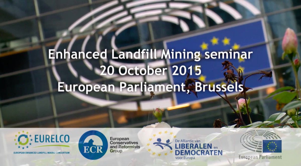 EURELCO's tweet photo. The first ever seminar in the European Parliament about enhanced landfill mining. Reportage: https://t.co/oXSukb8FwW https://t.co/PQlhebIXzc